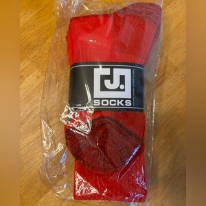 J. Socks 2 pair of Men's Red Socks NWT Adult Large